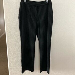 Hilliard & Hanson Pinstripe Wide Leg Trousers Size 12